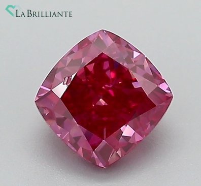 1.01 Ct. Fancy Red Cushion Lab-Grown Diamond