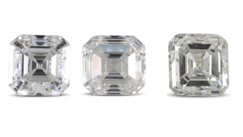 Asscher lab grown diamond