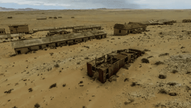 Ghost town of diamond miners