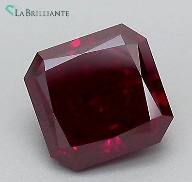 1.07 Ct. Fancy Red Radiant Lab-Grown Diamond