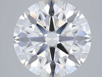 7.04 Carat VS2 Round Lab-Grown Diamond